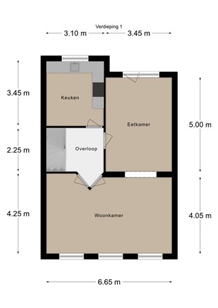 Floorplan - Maastrichterlaan 128, 6291 EV Vaals